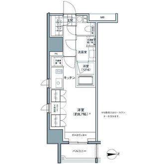 パークハビオ東中野の間取図