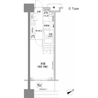 パークハビオ西新宿の間取図