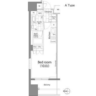 パークハビオ平河町の間取図