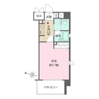 アボリアスコート笹塚イーストの間取図