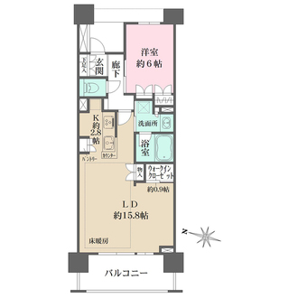 ザ・パークハウス所沢日吉町の間取図