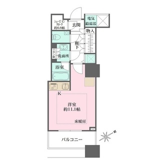 ザ・パークハウス西新宿タワー６０の間取図