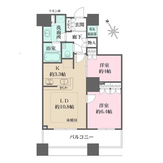 ザ・パークハウス西新宿タワー６０の間取図