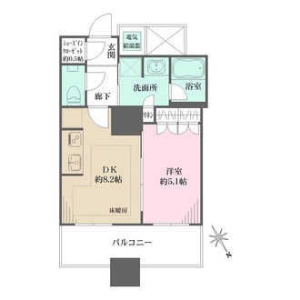 ザ・パークハウス西新宿タワー６０の間取図