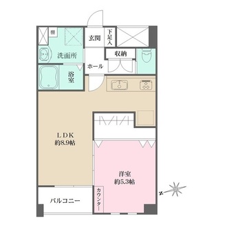アビオン中野坂上Ａ棟の間取図