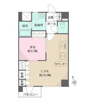 アビオン中野坂上Ａ棟の間取図