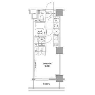 ザ・パークハビオ新宿の間取図