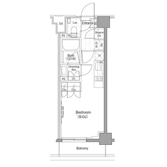 ザ・パークハビオ新宿の間取図