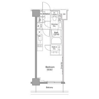 ザ・パークハビオ新宿の間取図