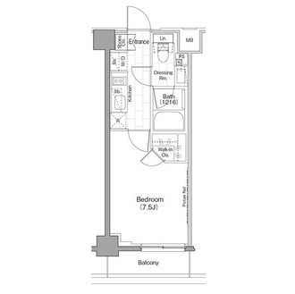 ザ・パークハビオ新宿の間取図