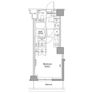 ザ・パークハビオ新宿の間取図