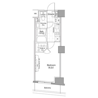 ザ・パークハビオ新宿の間取図
