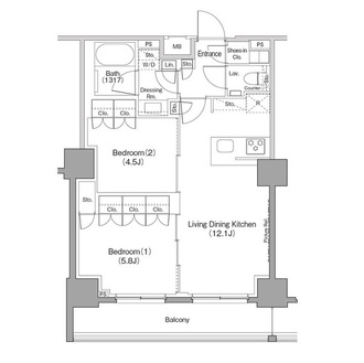 ザ・パークハビオ巣鴨の間取図