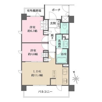 グランスイート文京小桜の間取図