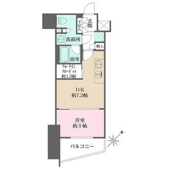 ザ・パークワンズ渋谷本町の間取図