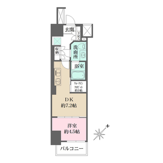 ザ・パークワンズ渋谷本町の間取図