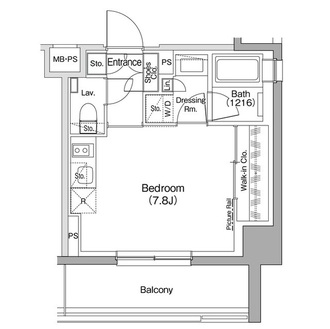ザ・パークハビオ駒込の間取図