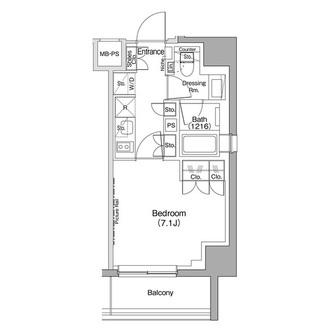 ザ・パークハビオ駒込の間取図