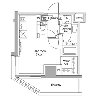 ザ・パークハビオ駒込の間取図