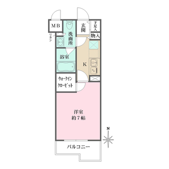 ミュプレ梅丘の間取図