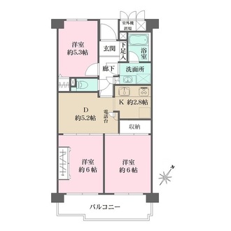 アーバンハイツ巣鴨Ａ棟の間取図