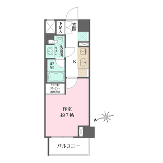 ザ・パークワンズ山吹神楽坂の間取図