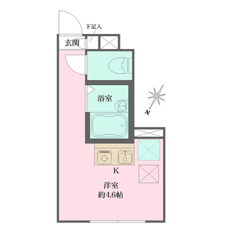 ソルナクレイシア方南町の間取図