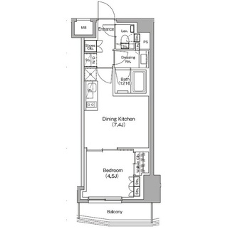 ザ・パークハビオ中野新橋の間取図