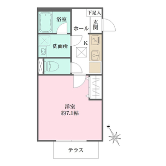 マンハイム　ズューデンの間取図