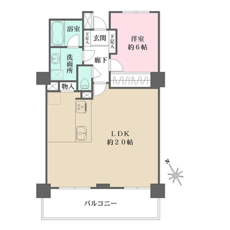ライオンズタワー池袋の間取図
