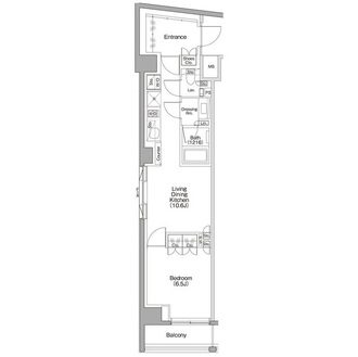 ザ・パークハビオＳＯＨＯ代々木公園の間取図