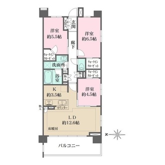 ザ・パークハウス上麻生の間取図