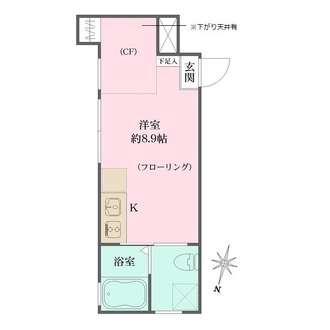 グランエッグス新宿中井の間取図