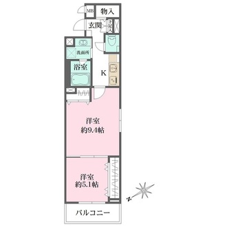 SILVERADO SHIBASAKI-CHOの間取図