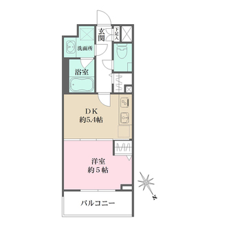 SILVERADO SHIBASAKI-CHOの間取図