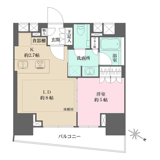 ザ・パークハウスアーバンス早稲田の間取図