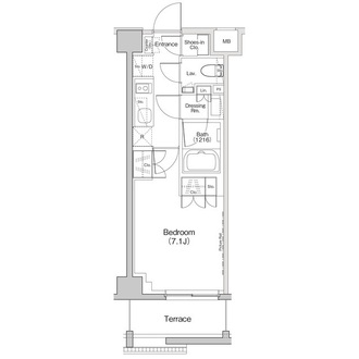ザ・パークハビオ下北沢の間取図