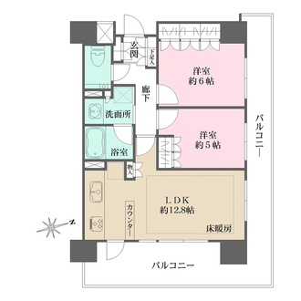 グランスイート高円寺の間取図