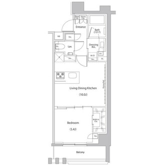 ザ・パークハビオ文京江戸川橋の間取図