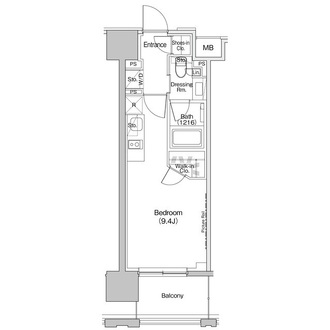 ザ・パークハビオ上北沢の間取図