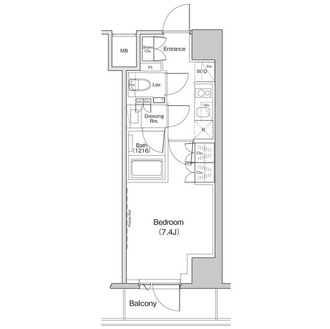 ザ・パークハビオ中野富士見町ガーデンの間取図