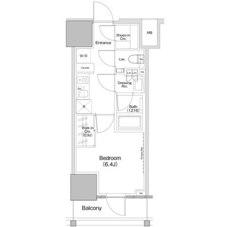 ザ・パークハビオ板橋区役所前の間取図