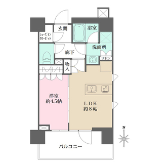 プレミスト早稲田の間取図