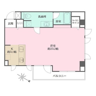 グレンパーク神楽坂の間取図