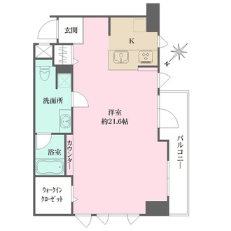 グレンパーク神楽坂の間取図