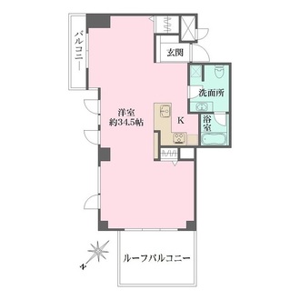 グレンパーク神楽坂の間取図
