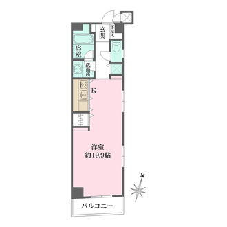 グレンパーク神楽坂の間取図