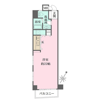 グレンパーク神楽坂の間取図