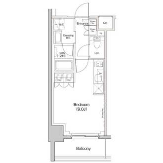 ザ・パークハビオ東長崎の間取図