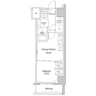 ザ・パークハビオ東長崎の間取図